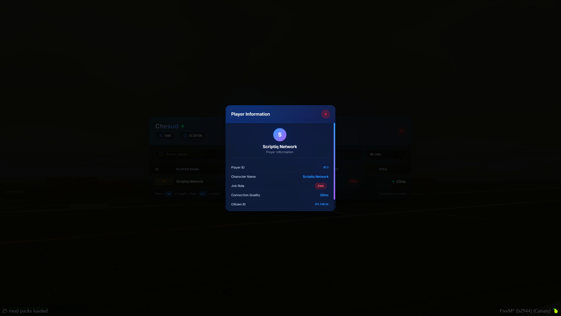 Player Que Script ScriptiqNetwork